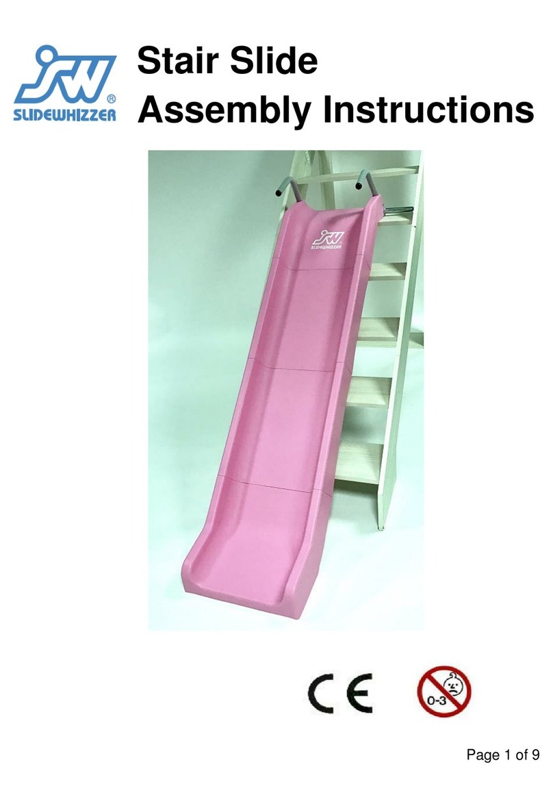 SLIDEWHIZZER Stair Slide Assembly instructions