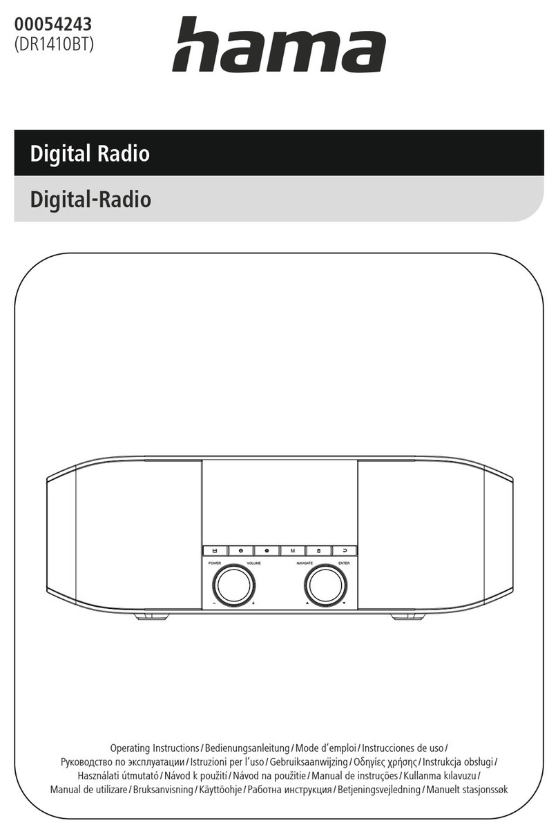 Hama DR1410BT operating instructions