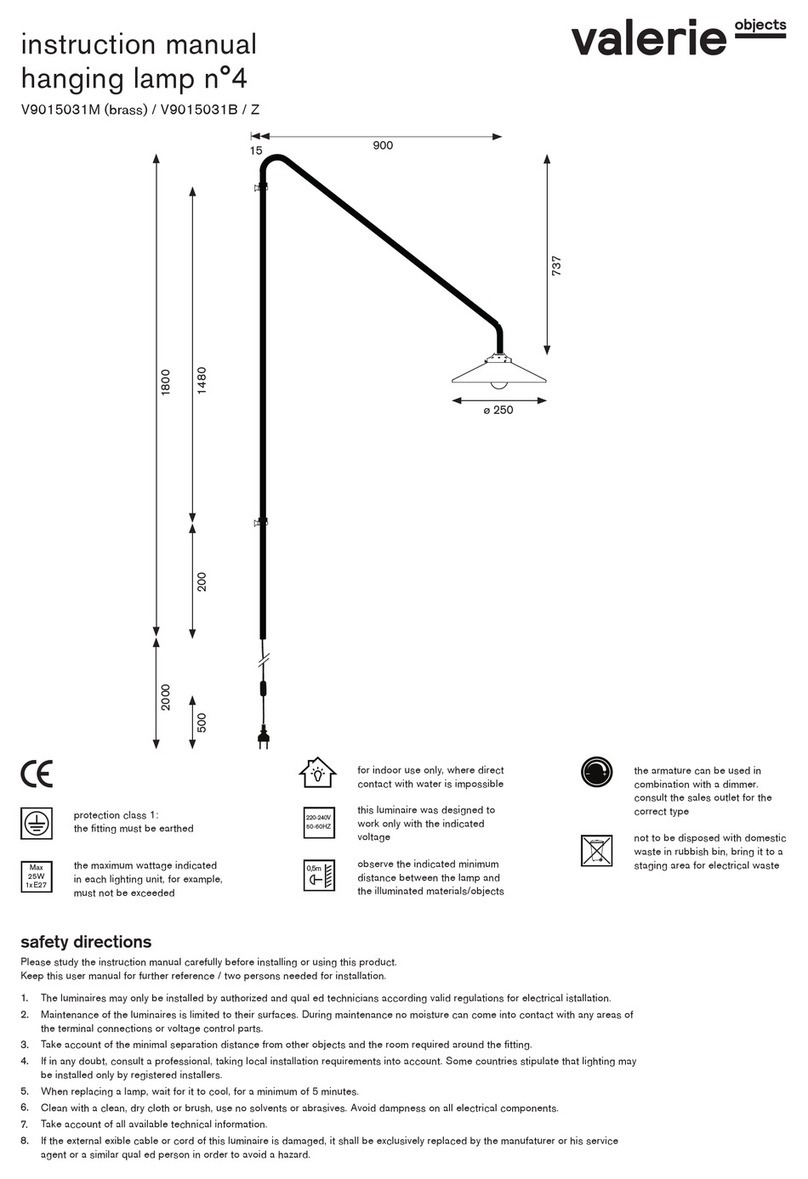 Valerie objects V9015031M quick start guide
