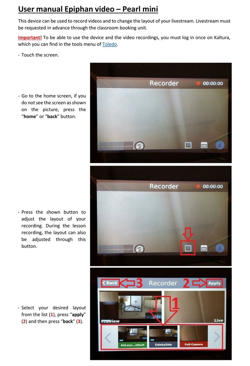 epiphan video Pearl mini user manual