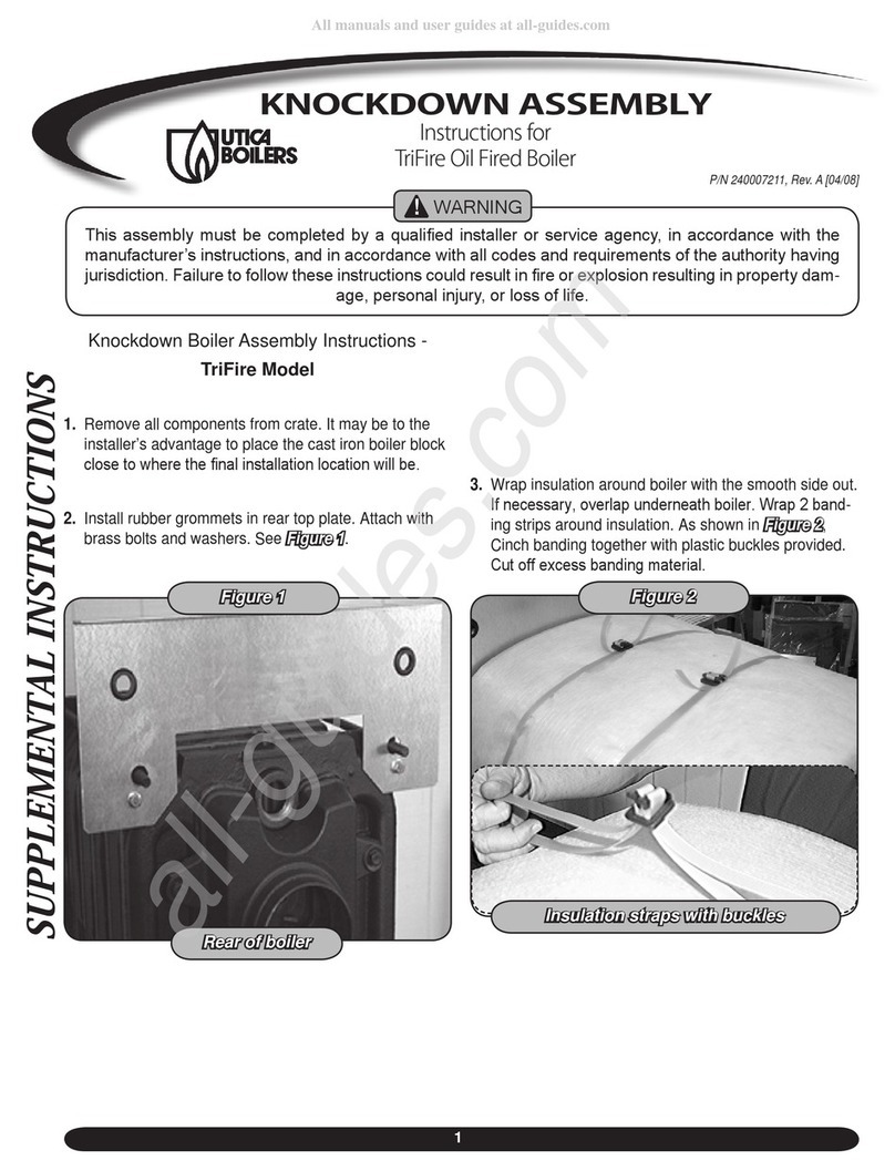 UTICA BOILERS TriFire User manual UTICA BOILERS TriFire User manual