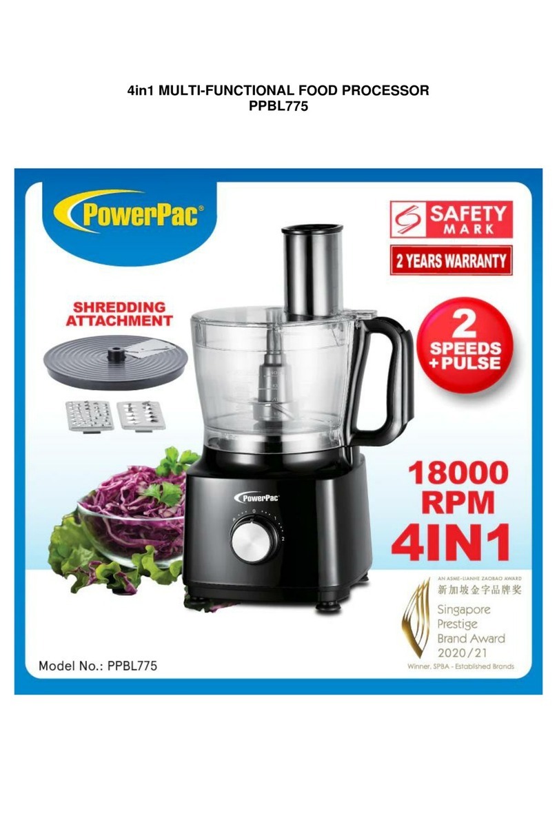 PowerPac PPBL775 User manual