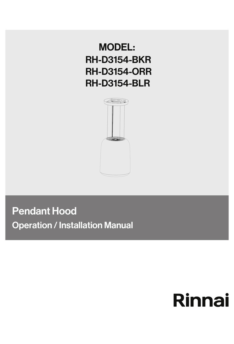 Rinnai RH-D3154-BKR User manual Rinnai RH-D3154-BKR User manual