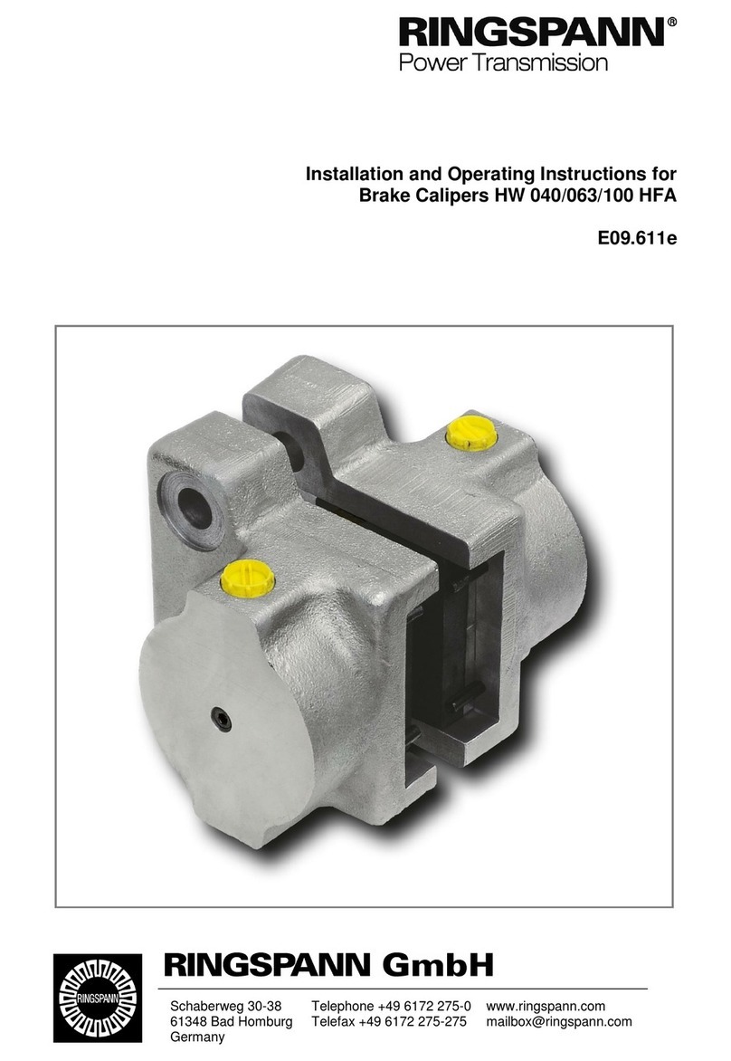 RINGSPANN HW 040 HFA Installation and operating instructions