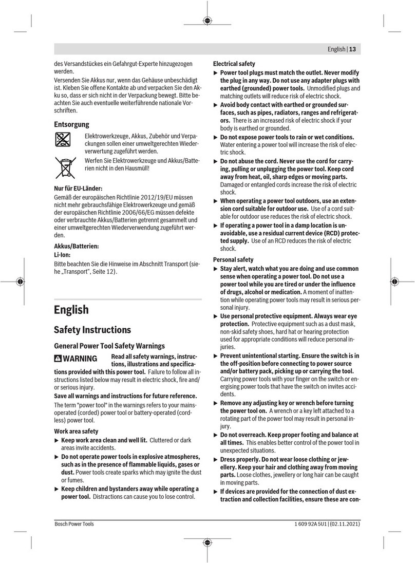 Bosch GSR 18V-60 C User manual
