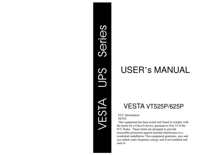 Vesta VT525P user manual