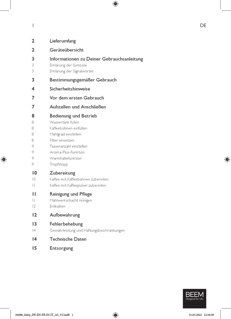 Beem CM1131A-GS User manual Beem CM1131A-GS User manual