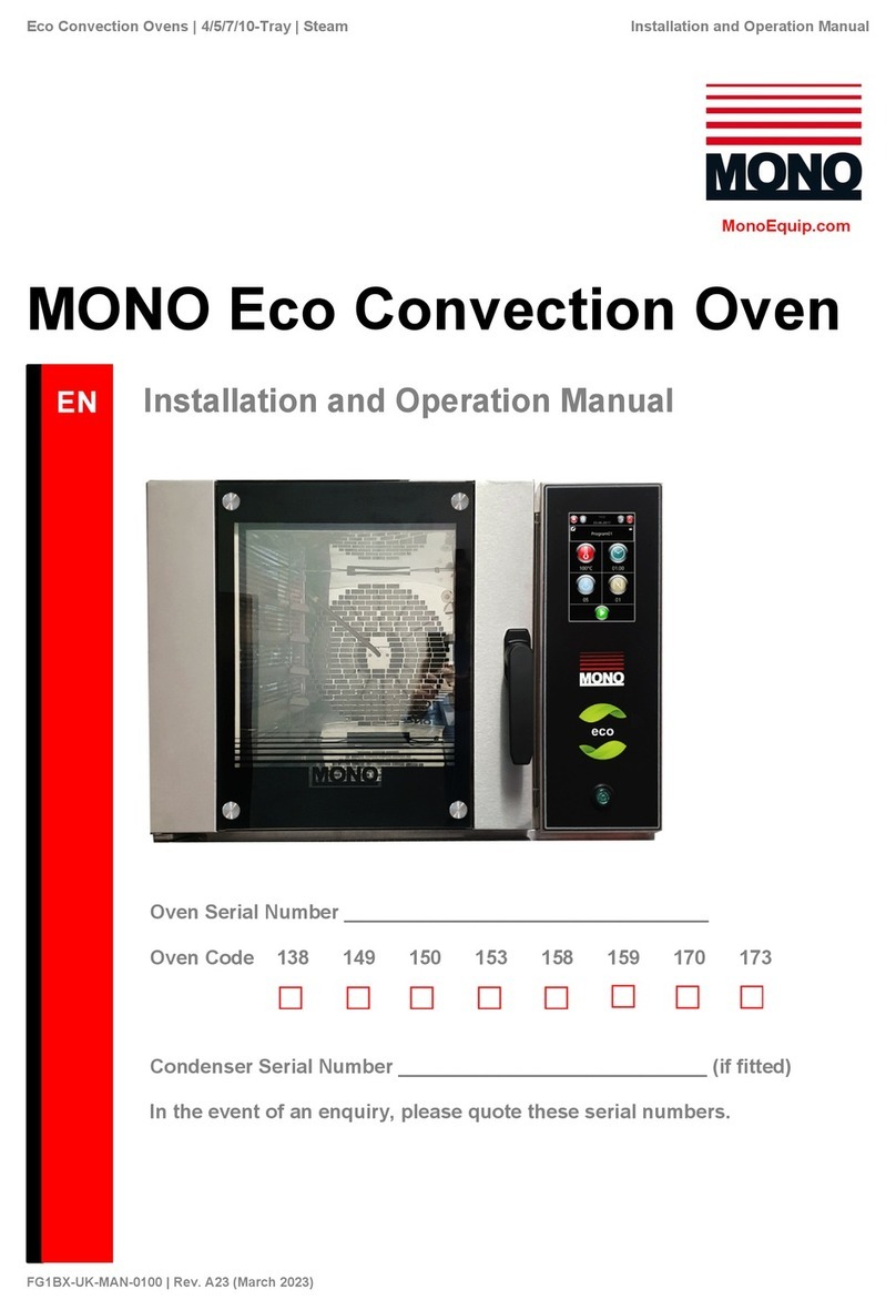 Mono FG159 Installation and operation manual