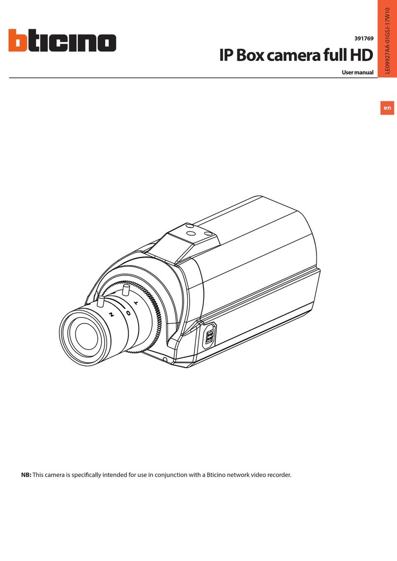 Bticino 391769 User manual