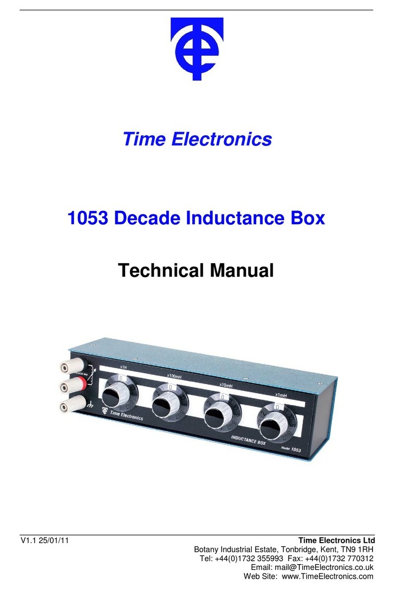Time Electronics 1053 Technical manual