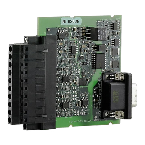 NI 9263E User manual