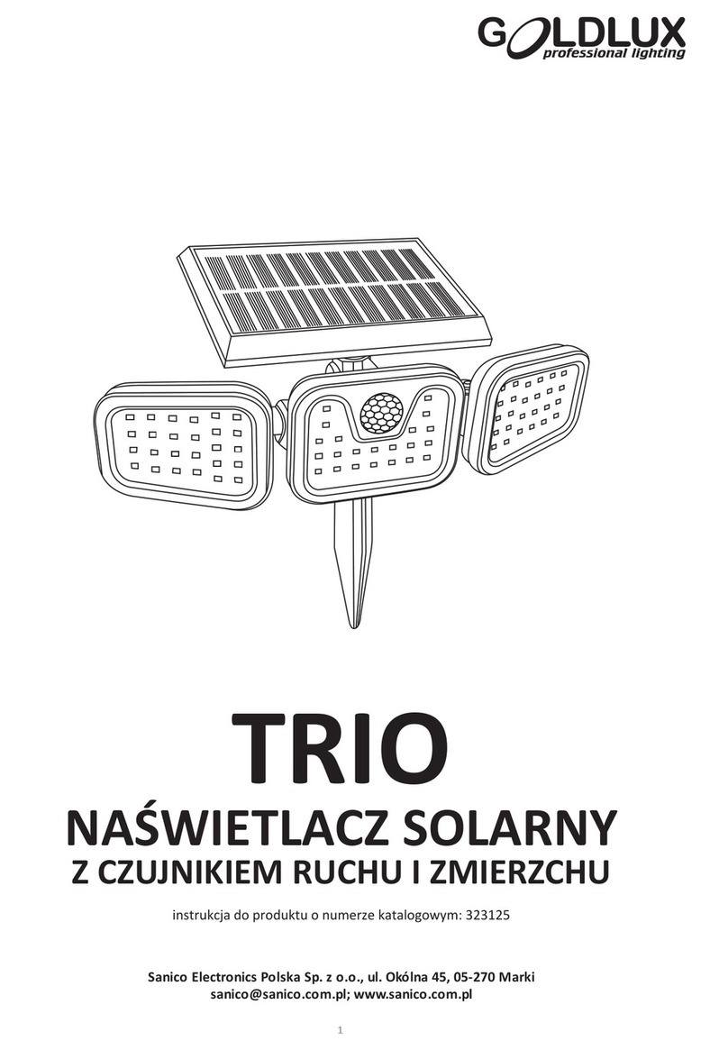 Sanico GOLDLUX TRIO 323125 manual
