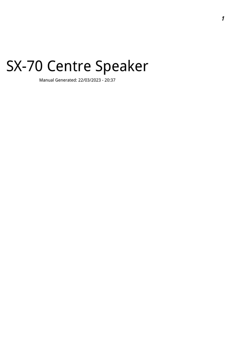 Cambridge Audio SX-70 User manual