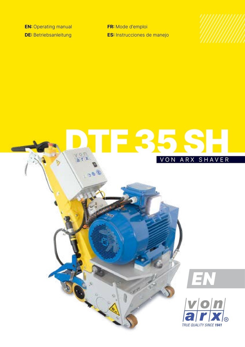 Von Arx DTF 35 SH operating manual