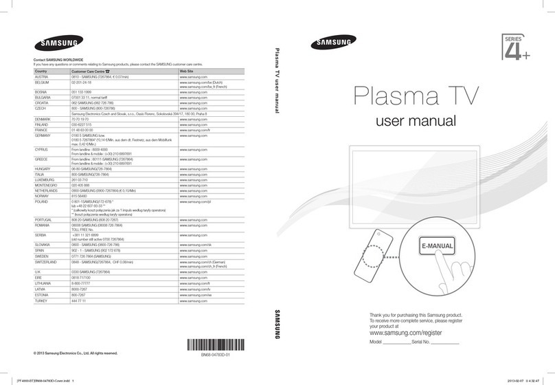 Samsung Series 4+ User manual