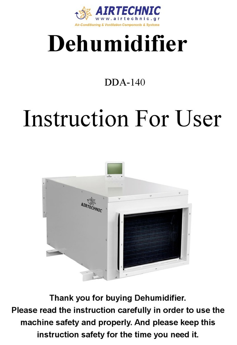AirTechnic DDA-140 Instruction Manual