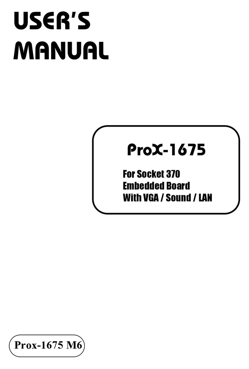 AXIOMTEK ProX-1675 User manual