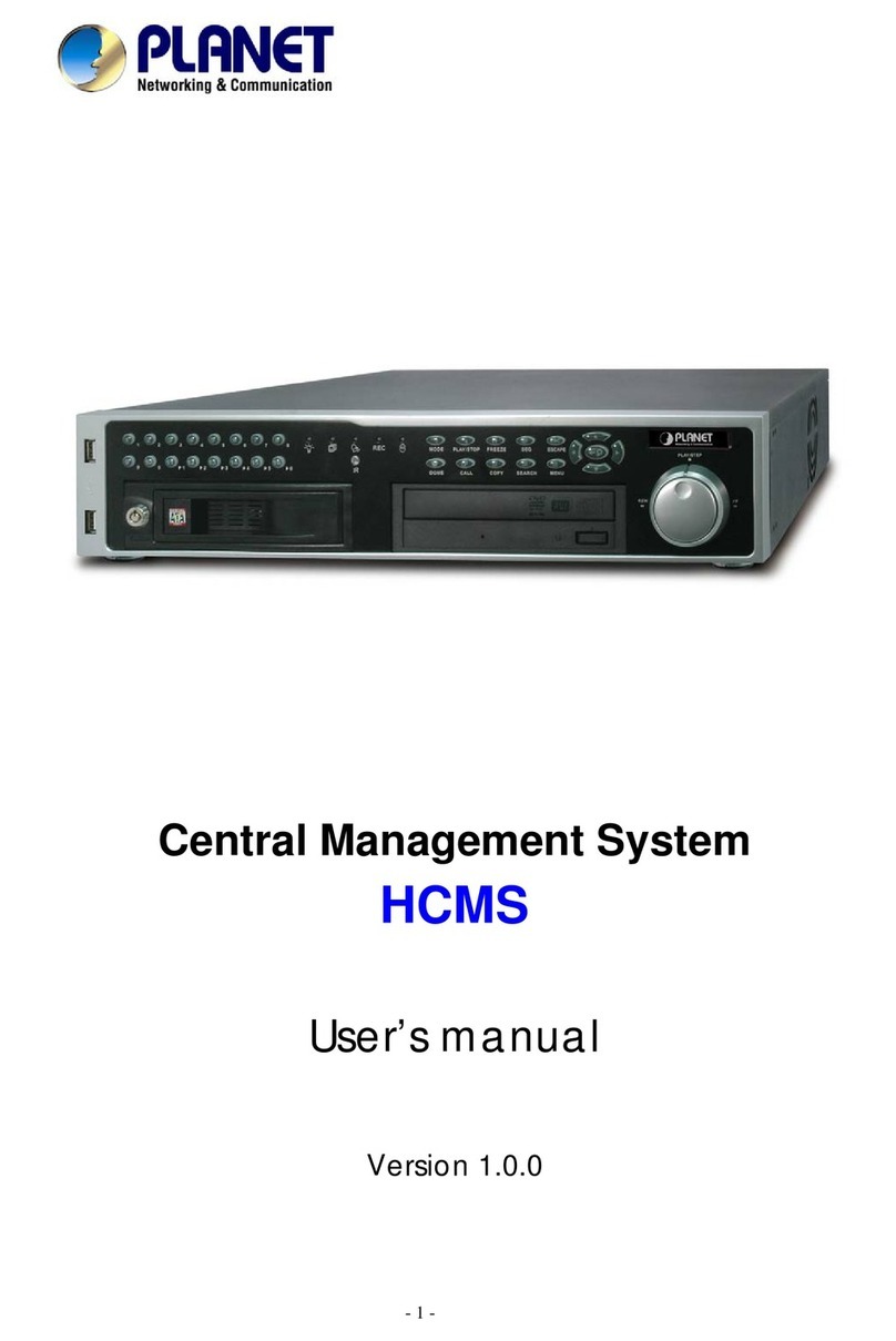 Planet HDVR-1600 User manual
