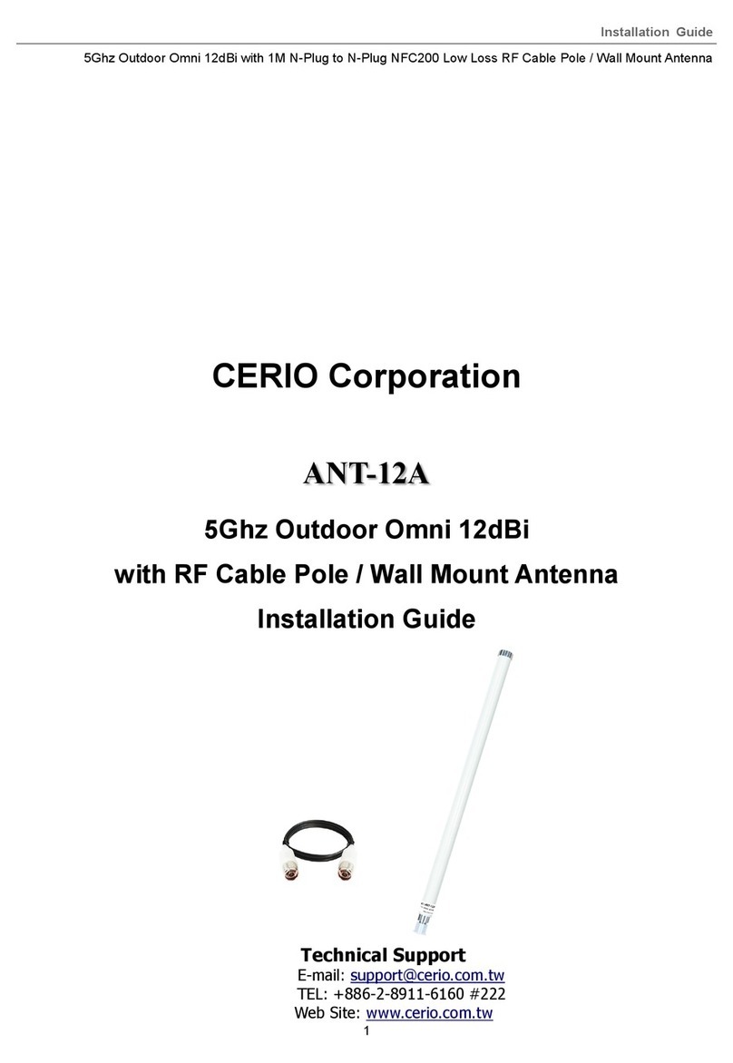 Cerio ANT-12A installation guide
