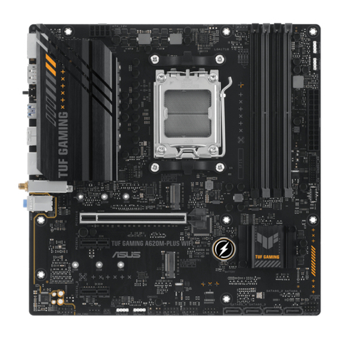 Asus TUF GAMING A620M-PLUS WIFI User manual Asus TUF GAMING A620M-PLUS WIFI User manual