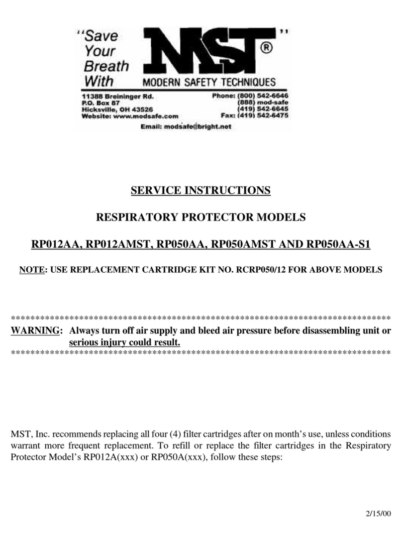 MST RP012AA Service instructions