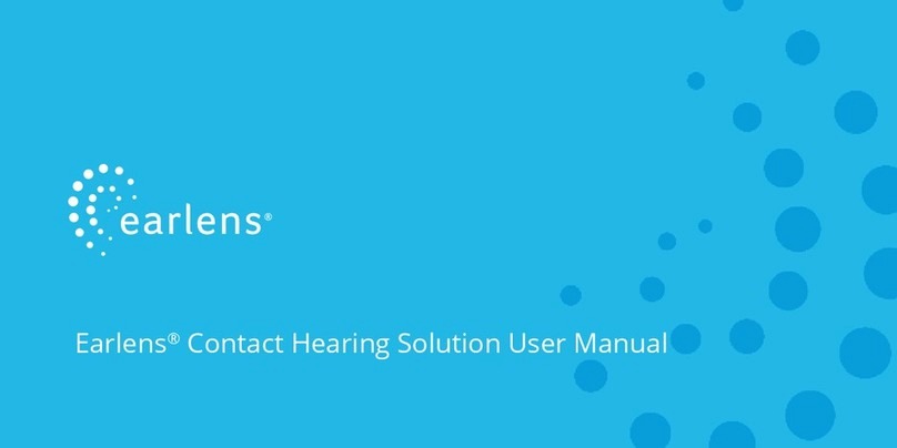 Earlens Contact Hearing Solution User manual