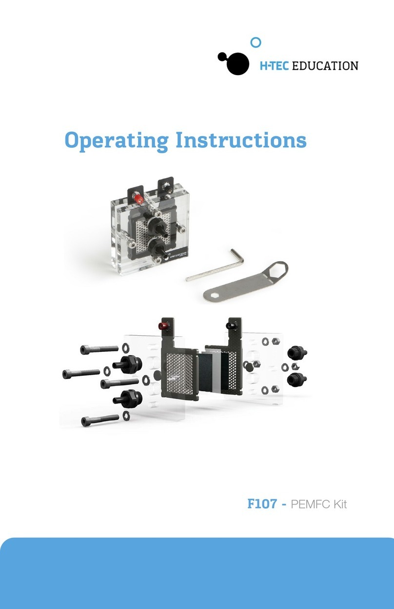 H-TEC Education F107-PEMFC Kit operating instructions