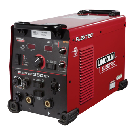 Lincoln Electric Flextec 350XP CCC Operator's manual Lincoln Electric Flextec 350XP CCC Operator's manual