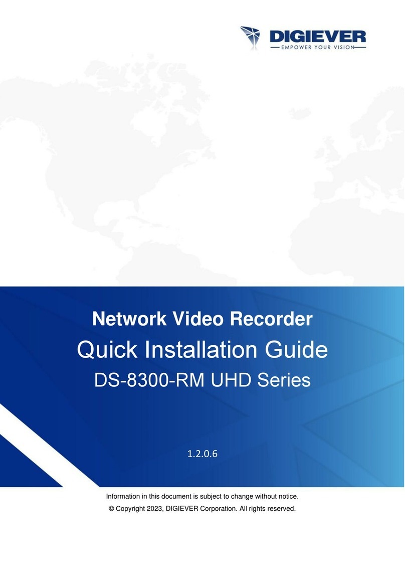 Digiever DS-8300-RM Pro+ Series User manual