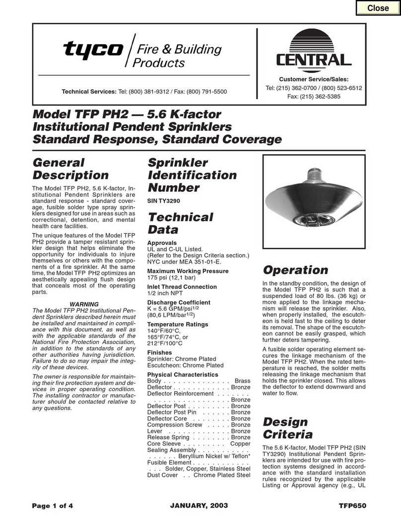 Tyco TFP PH2 Instruction Manual