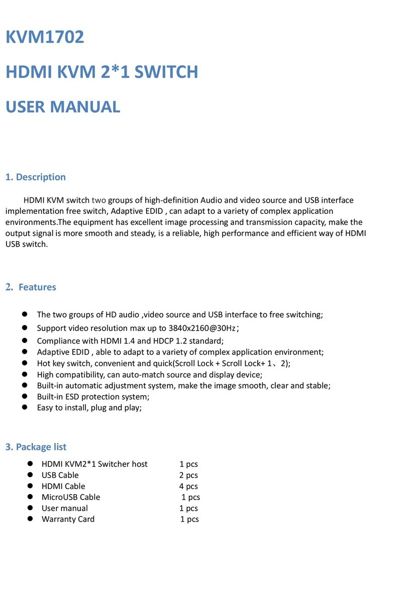 B-Tech KVM1702 user manual