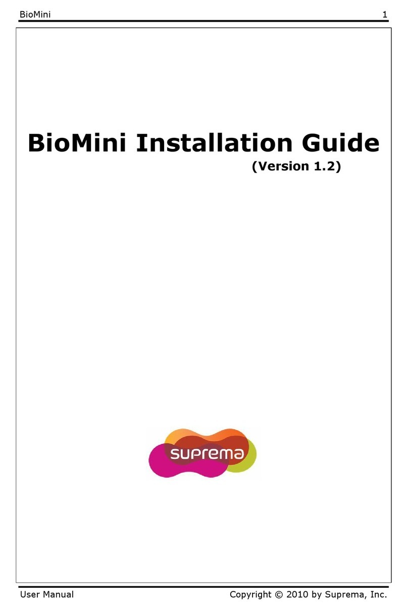 suprema BioMini installation guide