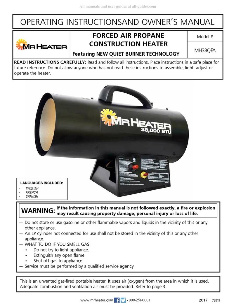 MrHeater MH38QFA Assembly instructions