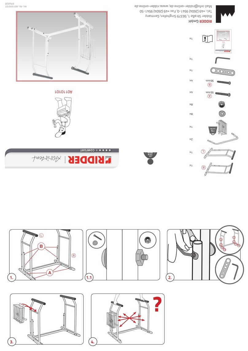Ridder A0110101 quick start guide