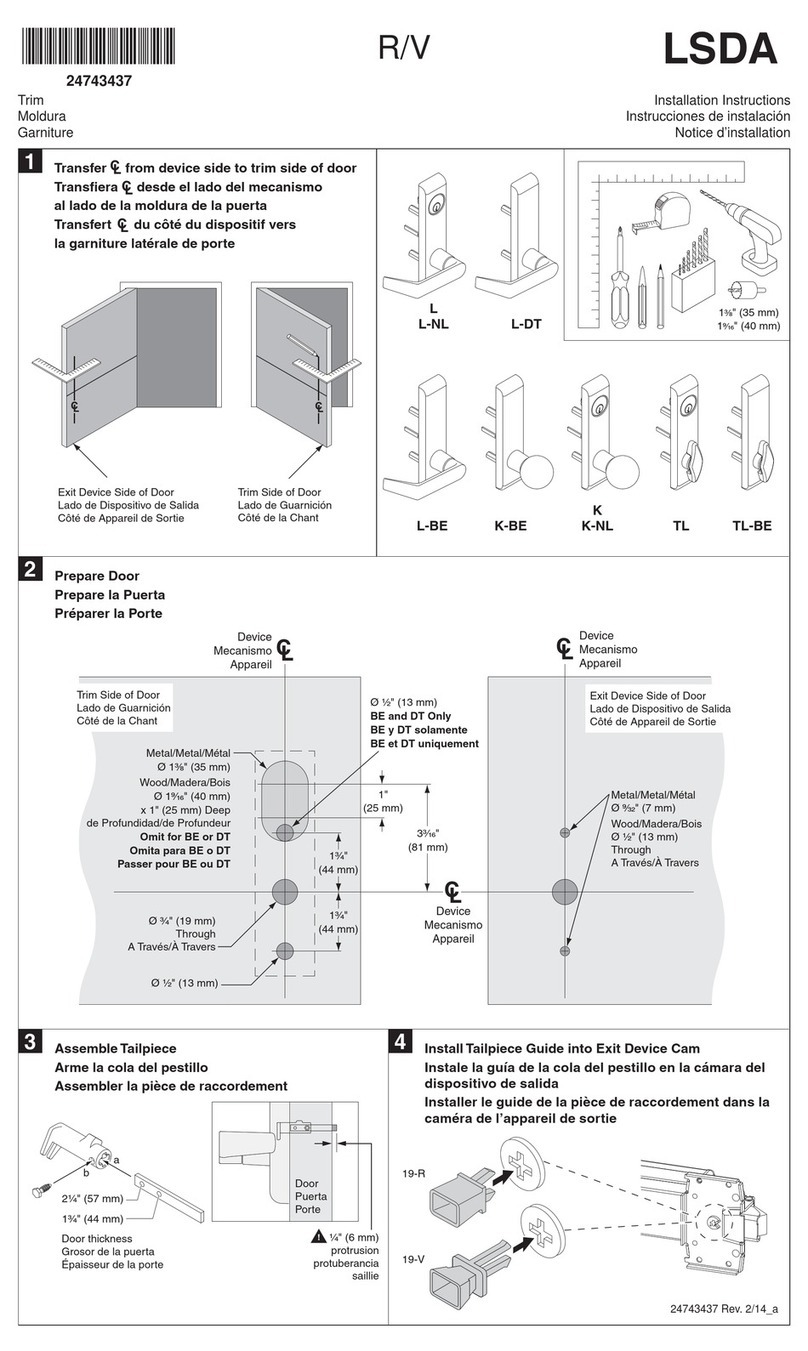LSDA R/V installation instructions