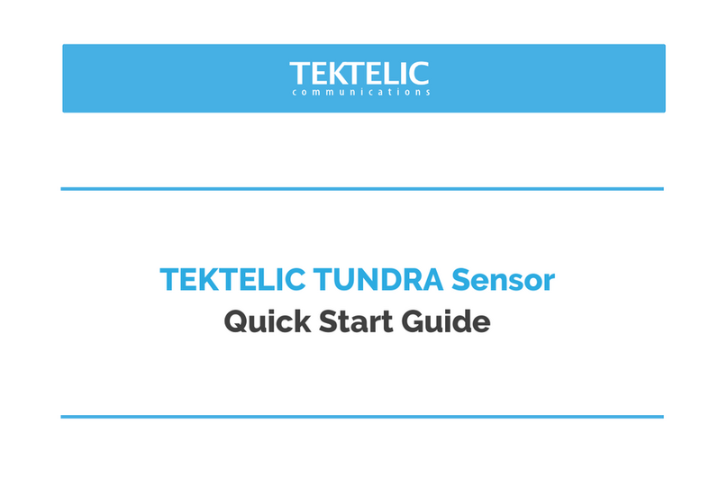 TEKTELIC Communications TUNDRA quick start guide