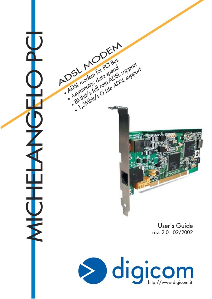 Digicom Michelangelo Gateway User manual