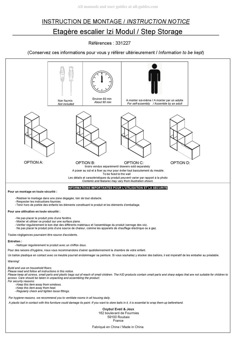 Oxybul éveil & jeux 331227 Instruction Notice Oxybul éveil & jeux 331227 Instruction Notice