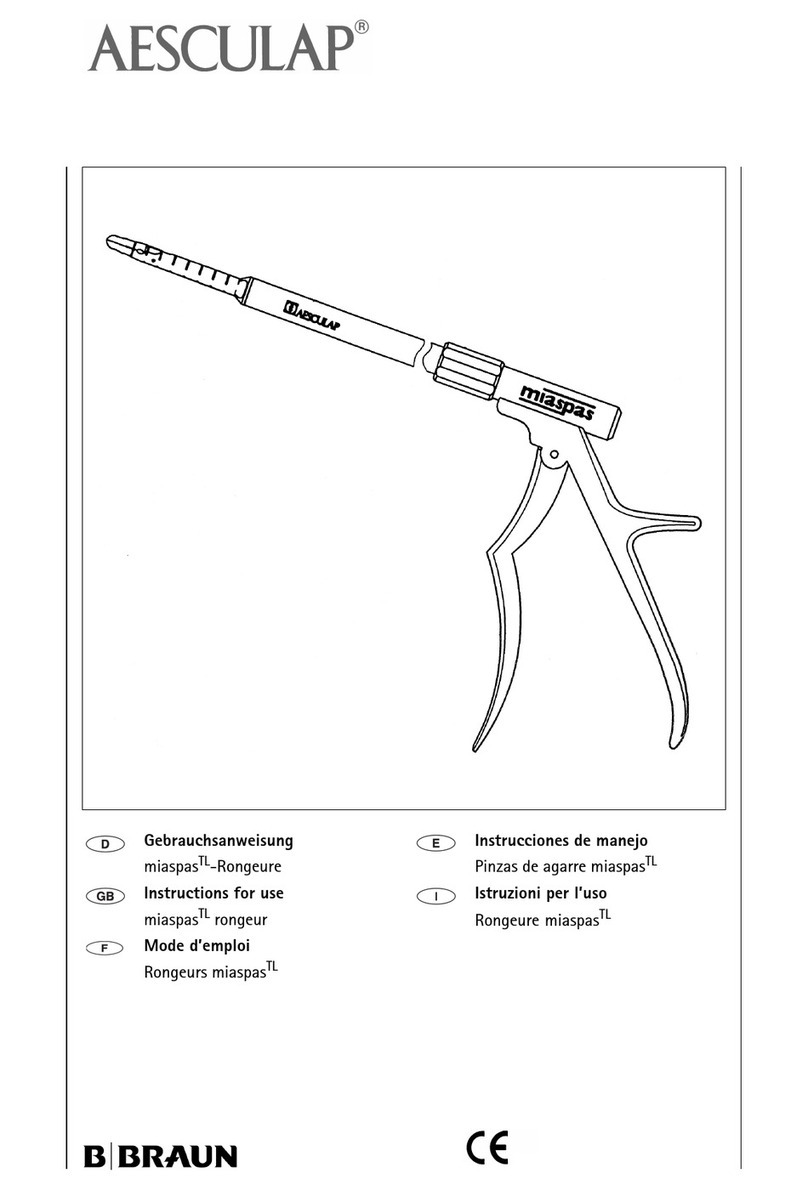 Braun AESCULAP miaspasTL Instructions for use