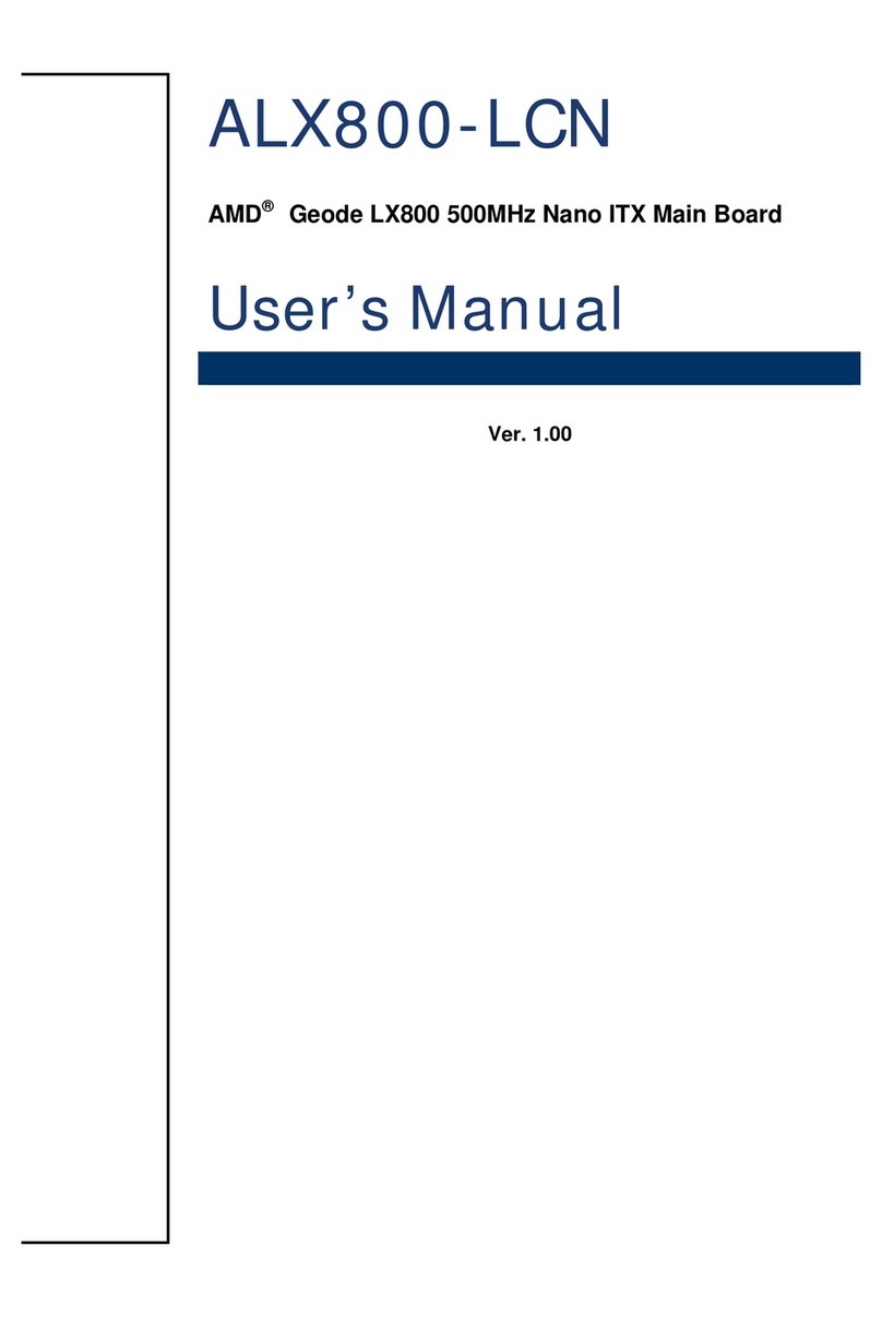 Avalue Technology ALX800-LCN User manual