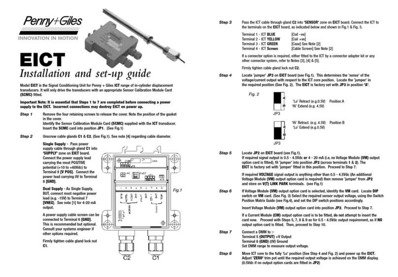Penny + Giles EICT Installation and setup guide