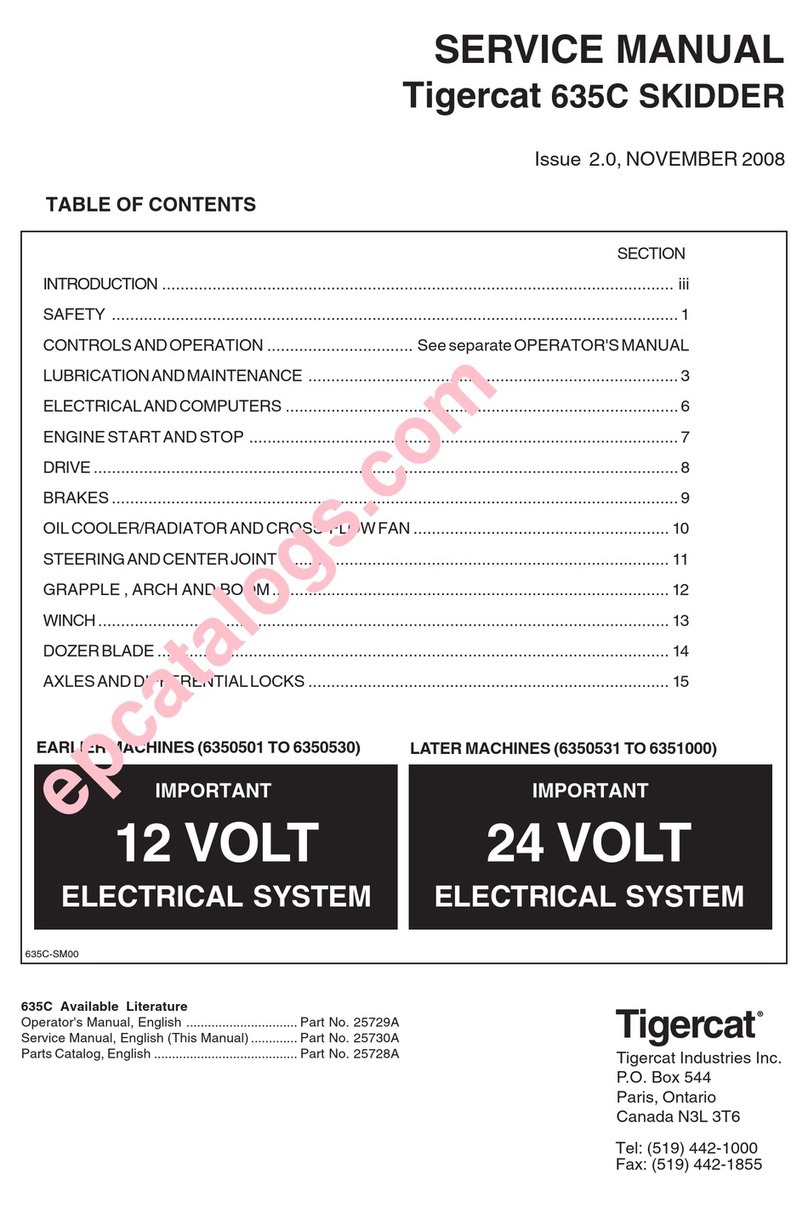 Tigercat 635C Service manual