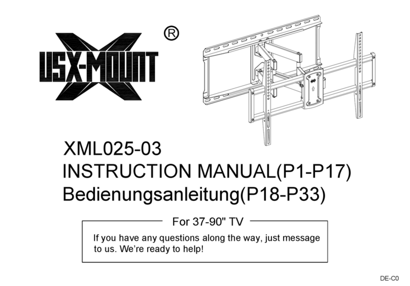 USX-MOUNT XML025-03 User manual