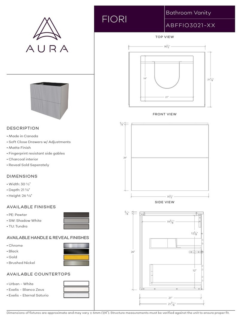 Aura CARNABY ABFFIO3021 Series manual