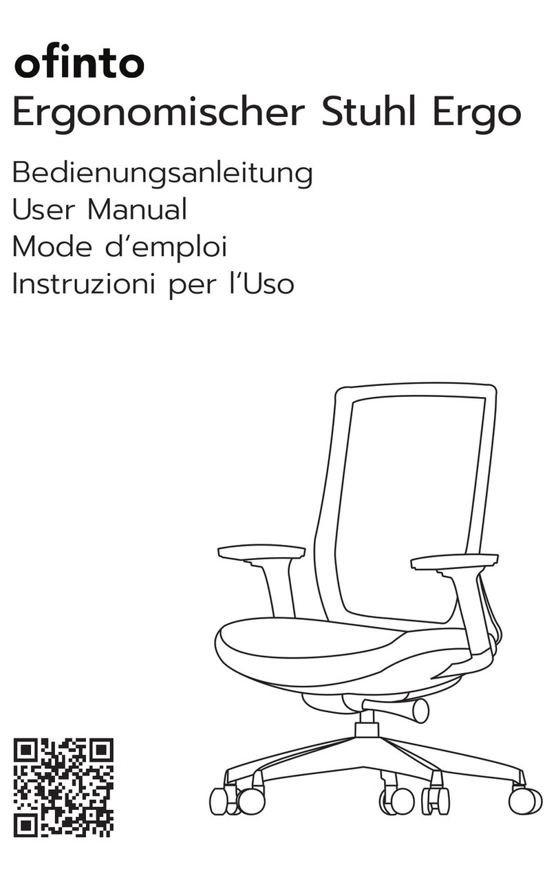 ofinto Ergonomischer Stuhl Ergo User manual ofinto Ergonomischer Stuhl Ergo User manual