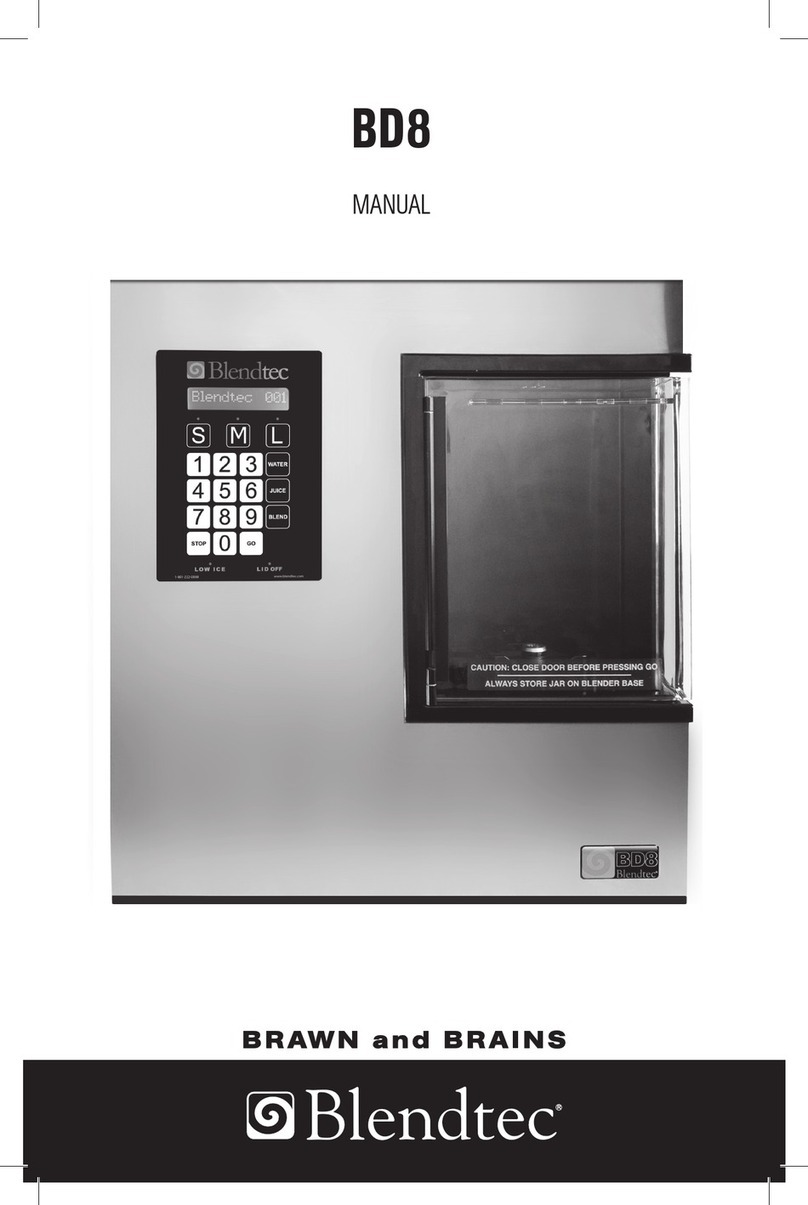 Blendtec BD8 User manual