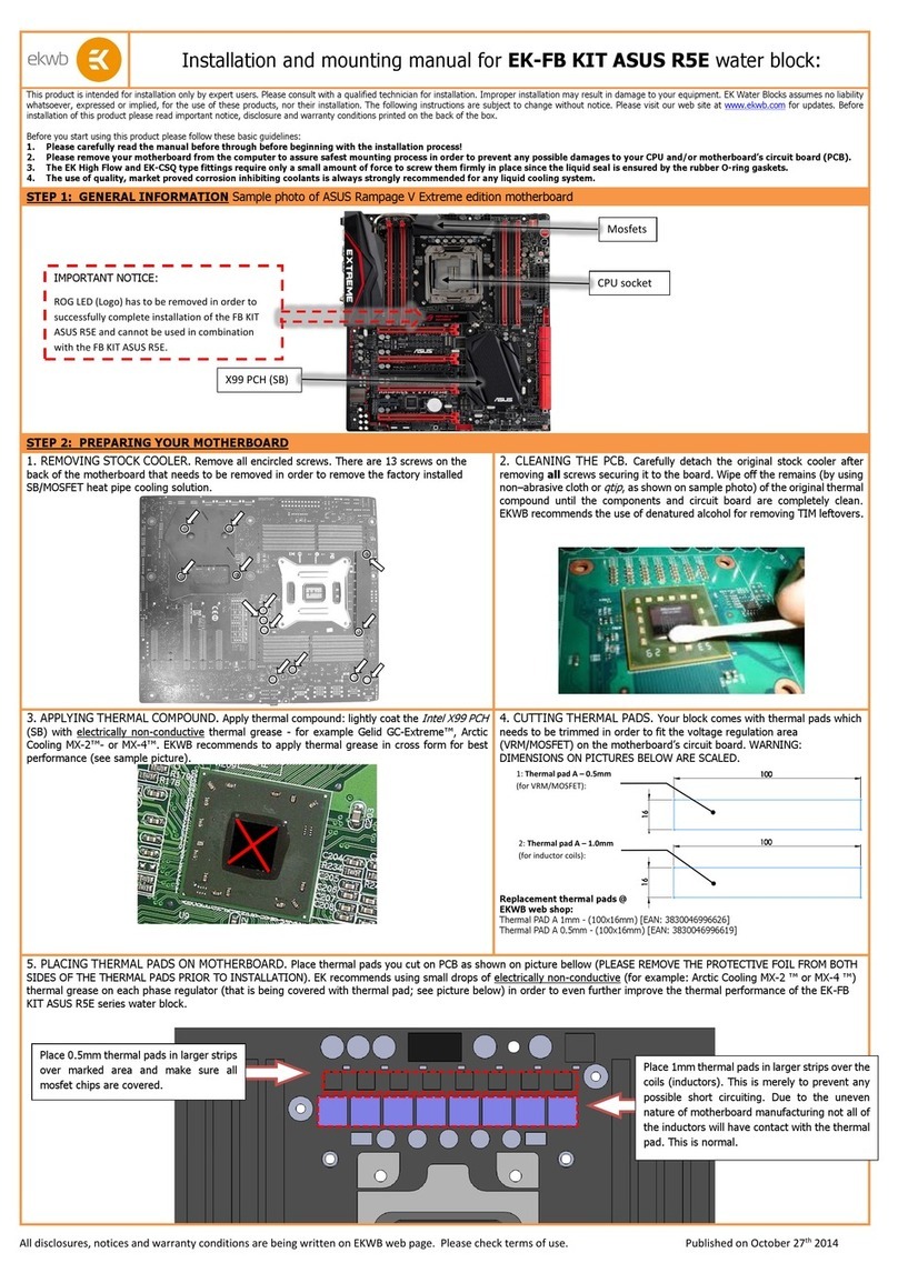 ekwb EK-FB KIT ASUS R5E Guide
