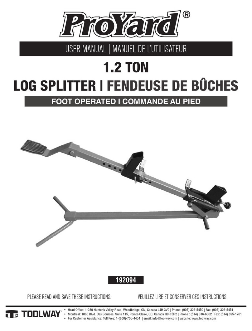 Toolway ProYard 192094 user manual
