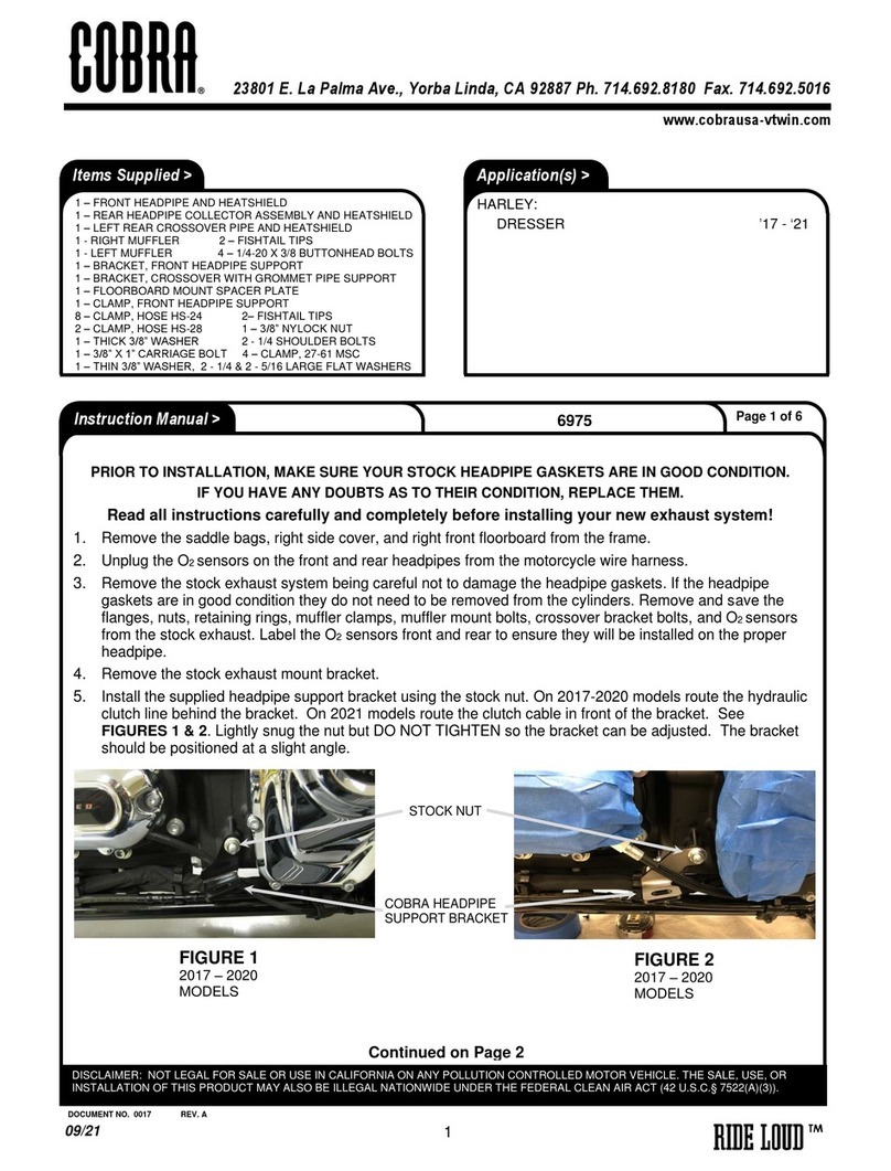 Cobra Ride Loud User manual Cobra Ride Loud User manual