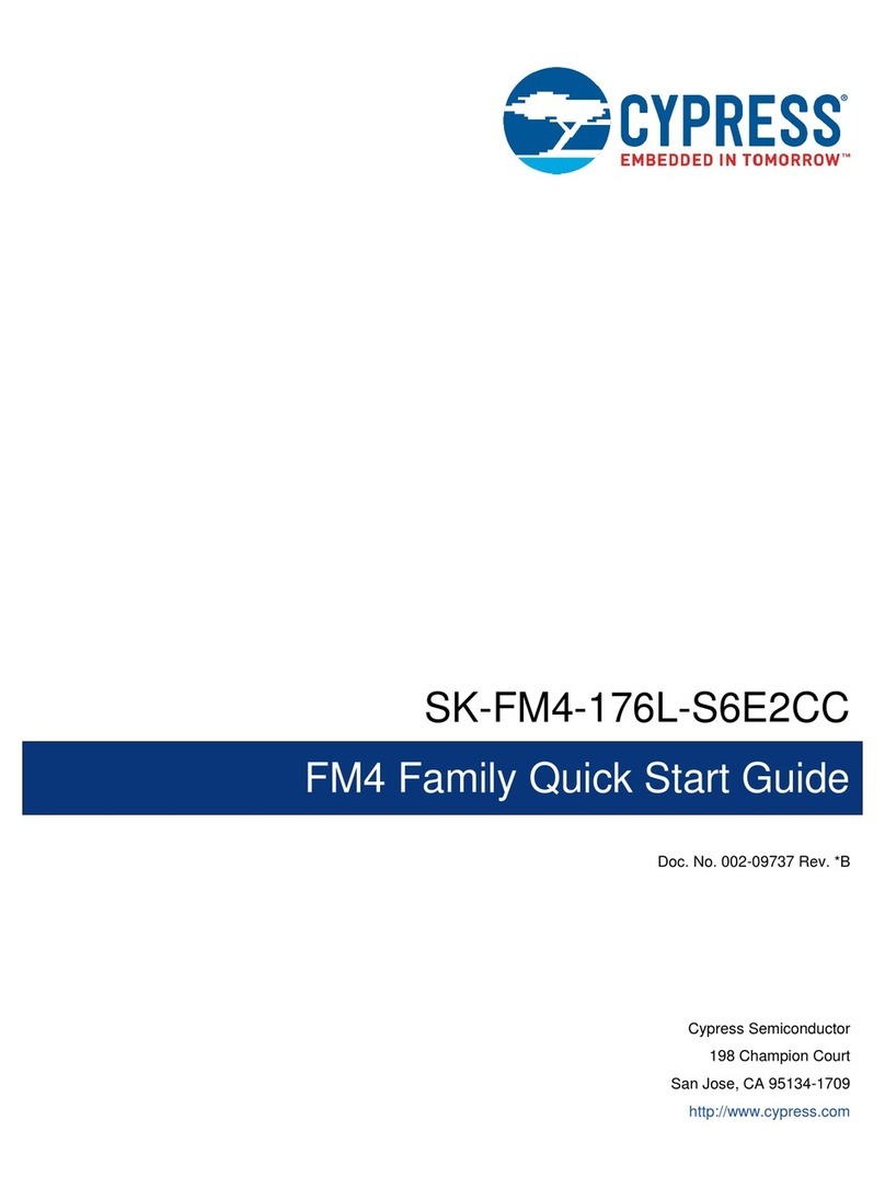 Cypress SK-FM4-176L-S6E2CC User manual